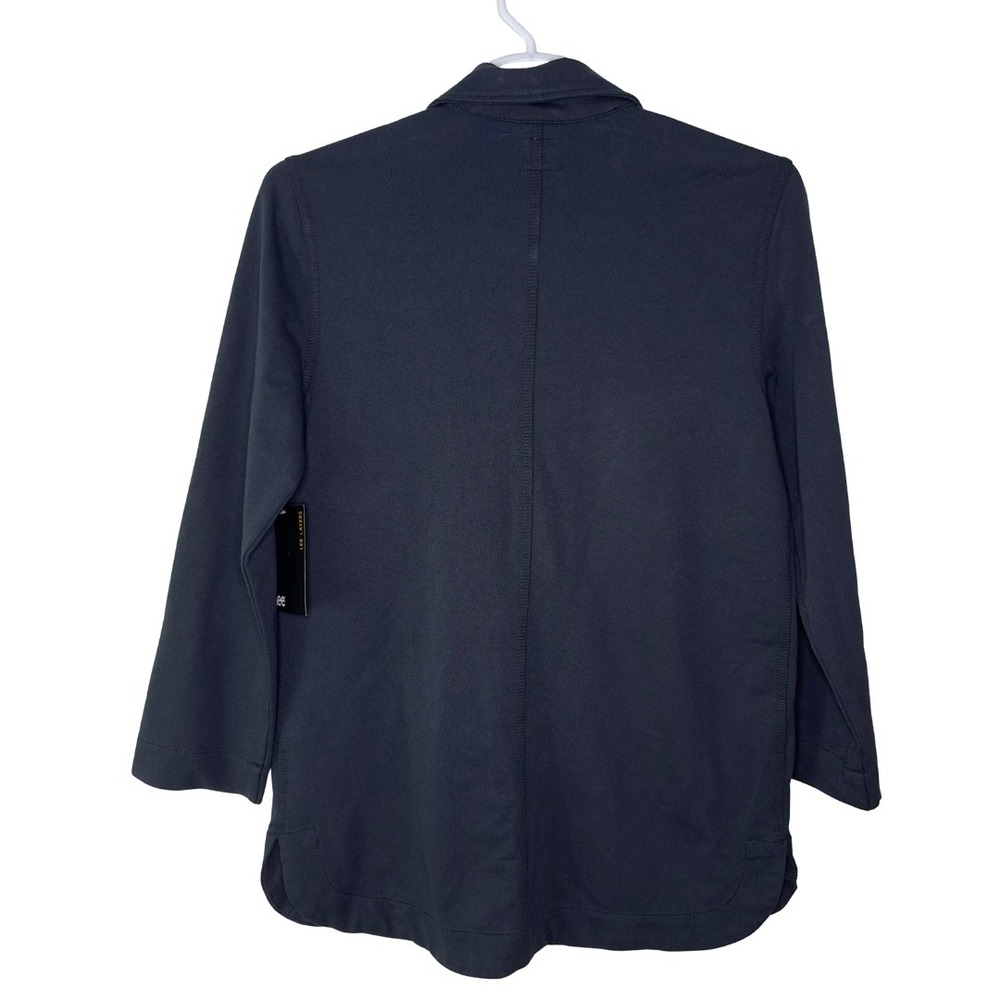 Lee Workwear Unionall Black Chore Jacket Women Small Button Up Long Sleeve NWT - Picture 2 of 7